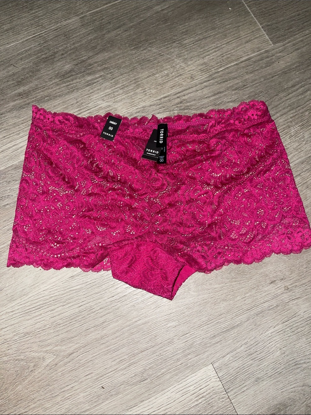 torrid Lace Boyshort Panty - Hot Pink